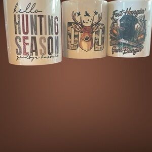 Hunting Season Mug Set - Cream